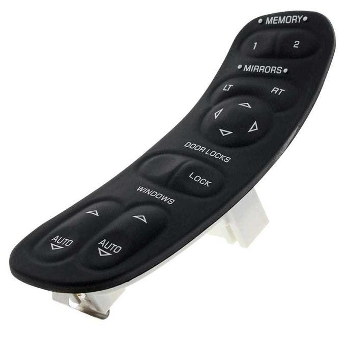 OER 1997-2004 C5 Corvette, Power Window And Lock Switch, with Memory, LH Driver Side 19209381