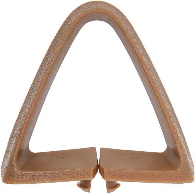 1973-81 Buick, Chevy, Pontiac, Olds, Bucket Seat Belt Guide, Triangle, Buckskin, Each