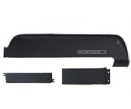 OER 1967-68 Ford Mustang, ABS Dash Trim Kit, Standard Interior, w/o AC, 3 Pieces DTK-2