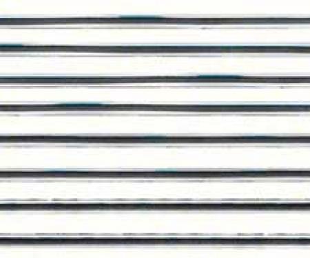 OER 1968-74 Chevy II / Nova Lower Side Body Molding Set - 8 Piece - Deluxe Exterior C2389