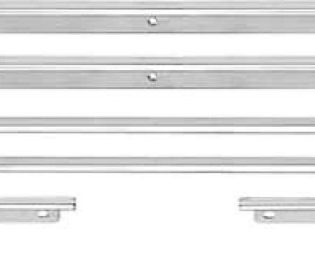 OER 1967 Camaro / Firebird Coupe 8 Piece Standard Door Panel Molding Set R1100