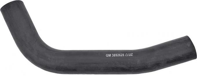 1967-68 Camaro, Lower Radiator Hose, 8 cylinder, except SS models, with GM Markings