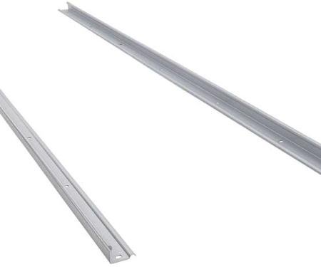 1967-72 Chevrolet, GMC, Bed Angle Strips, Short Bed, Stepside, Raw Steel, Paintable