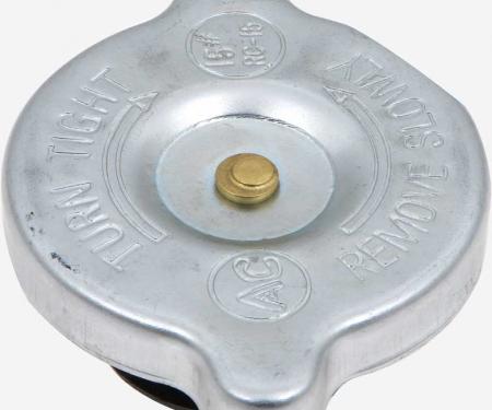 OER 1965-75 Radiator Cap 15 lbs - With Flat Rivet Design 861050