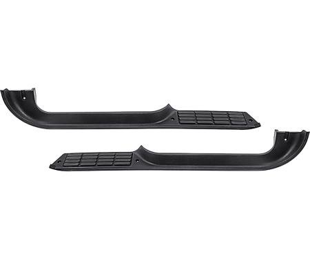 OER 1978-91 Chevrolet, GMC Truck, Door Sill Plate, Black ABS, Pair *153294