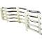 1947-53 Chevy Pickup, Panel, Suburban, Chrome Front Grill Assembly, with Ivory Back Bars
