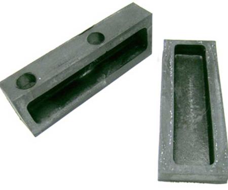1965-68 Mustang/Cougar, Heater Core Rubber End Caps, Without AC
