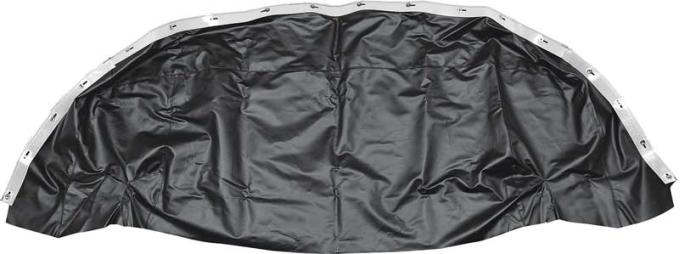 1970-71 Mopar E-Body Black Convertible Well Liner