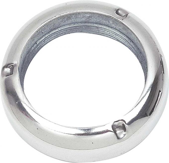 1951-59 Bel Air, 150, 210, Nomad, 1955-59 Chevrolet/GMC Truck, Ignition Switch Nut, 3 Slot, Polished Stainless