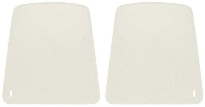 OER 1967-70 Camaro / Firebird White Bucket Seat Back Panels K1010