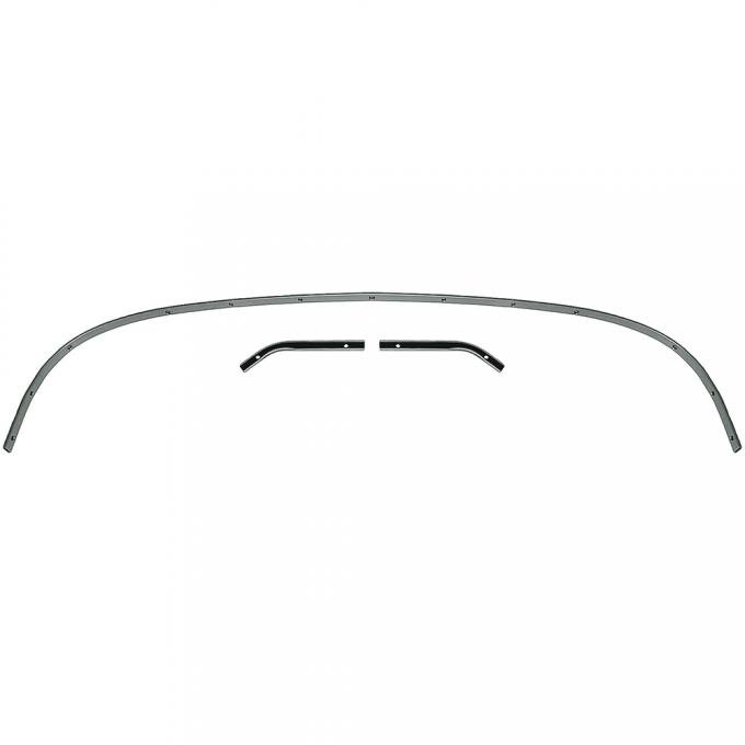 OER 1965-66 Impala, GM B-Body, Convertible Top Rear Tack Strip Bow Set, 3-Piece CTS6566