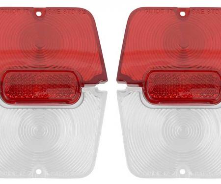 OER 1962-64 Chevy II / Nova, Tail Lamp Lenses, Pair 5953465B