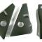 1967-68 Mustang, Stone Deflector Brackets, 3 Piece Set
