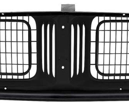 OER 1969 Dodge Charger, Center Grill Assembly, Black 2898638B