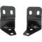 1967-70 Mustang Fastback, Rear Seat Upper Mounting Brackets, with Non-Folding Rear Seat, LH & RH, Pair