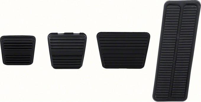 OER 1972-81 GM Pedal Pad Kit, Manual Trans, 4 Piece Kit, Various Models *R5009A