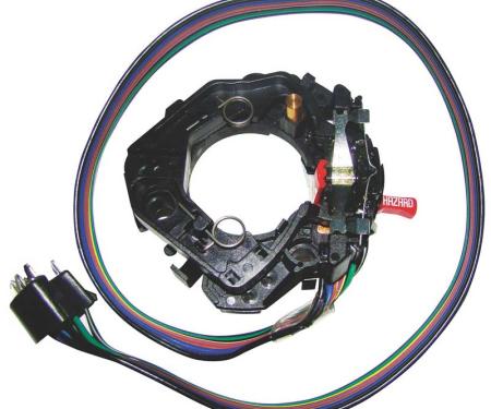 1967-72 Chevy, GMC Truck, Turn Signal Switch, without Tilt Wheel, Correct "Red" Hazard knob