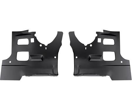 1968-72 Chevelle, Malibu, El Caminio, 1970-72 Monte Carlo, 1971-72 GMC Sprint, Hinge Pillar to Rocker Panel Reinforcement Panels, LH and RH, Replaces GM#'s 8714307, 8714306