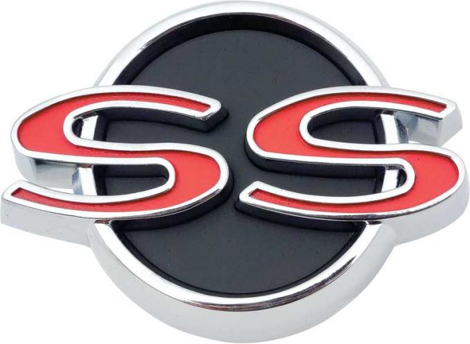 1966 Chevy Nova, SS Grill Emblem, with Hardware, GM Licensed