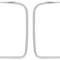 OER 1949-1955 Chevrolet, GMC Pickup Truck, Door Window Frame Molding, Stainless Steel, LH & RH, Pair 14855