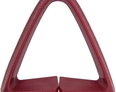 Camaro Shoulder Seat Belt Retainer Guide, Red, 1973-1981