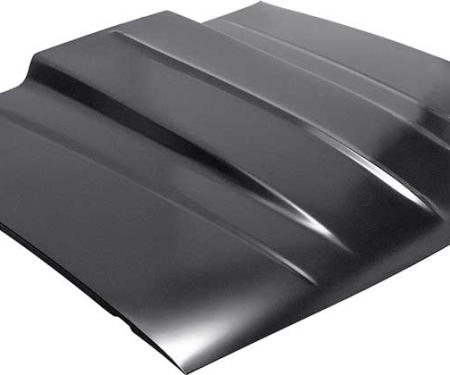 OER 1982-92 Camaro, Cowl Induction Hood, Stamped Steel, with 2" Rise & Center Ridge, EDP Coated 152810