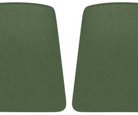 OER 1969-70 Camaro / Firebird Dark Green Bucket Seat Back Panels K1061