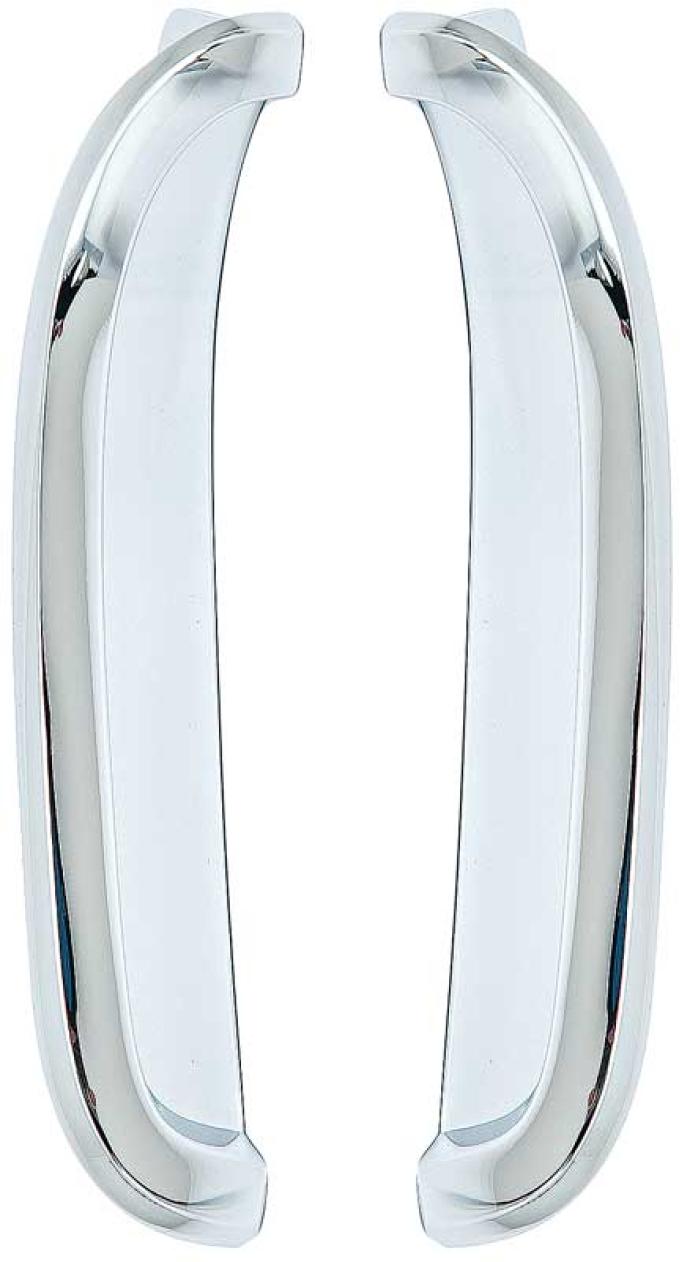 OER 1969 Plymouth Barracuda Tail Lamp Housing Inner Trim, Chrome, Pair MA4736