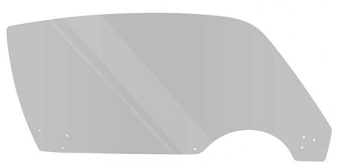 OER 1970-81 Camaro, Firebird, Door Window Glass, Smoke Gray Tint, RH Passenger Door FD4707