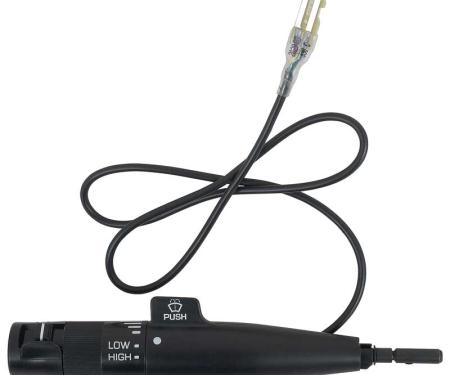 OER 1984-90 GM, Combination Switch, Turn Signal Lever, with Cruise, with Pulse Wipers, Black Stem 25075752