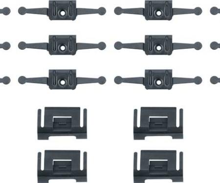 OER 1970-71 Challenger, Barracuda, Cuda, Convertible Boot Well Molding Hardware Set ME12228