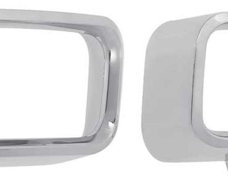 OER 1972-74 Plymouth Barracuda, Cuda, Park Lamp Bezels, RH and LH, Pair ME1308