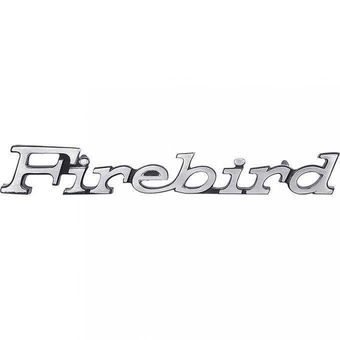 OER 1970 Pontiac Firebird, "Firebird" Front Fender Emblem, RH or LH, Each FB053