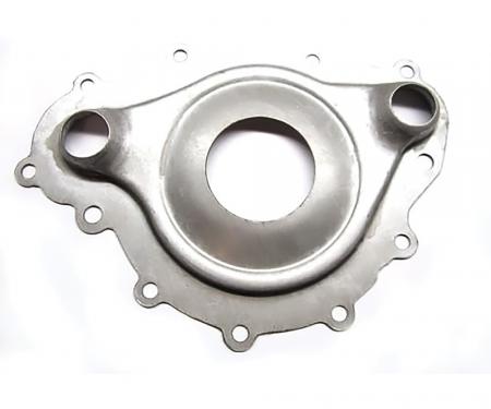 1969-81 Pontiac V8, Timing/Water Pump Plate, Stainless Steel