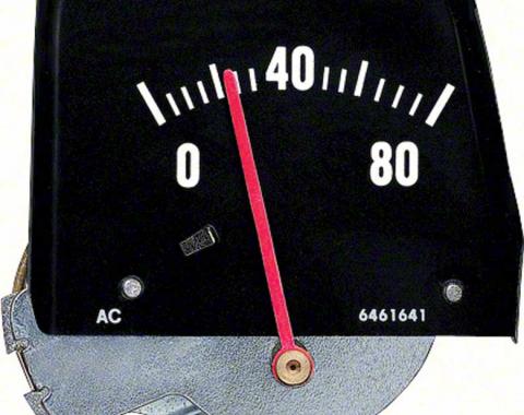 OER 1968-76 Black Mechanical Console Oil Pressure Gauge 6462896