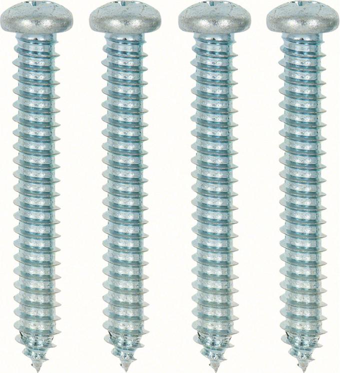 OER 1968-69 Camaro / Firebird 4 Piece Deluxe Door Panel Grab Handle Screw Set 9428078