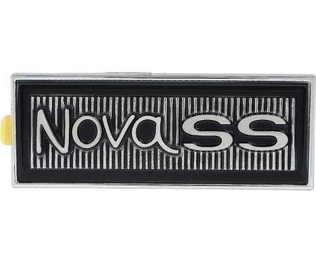 1969-74 Nova, "Nova SS" Dash Pad Emblem