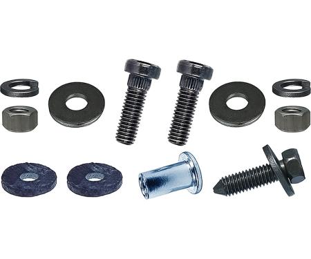 1967 Camaro, Traction Bar Installation Hardware Kit, Radius Rod, Rear Axle Housing, to Floor, 12-Piece Set