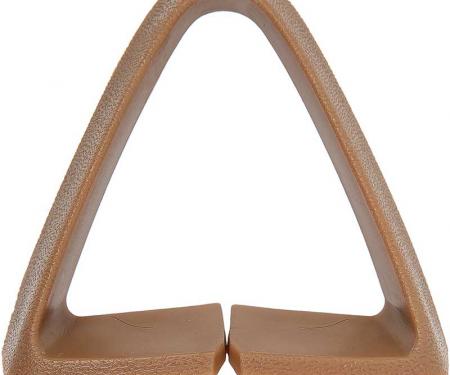 1973-81 Buick, Chevy, Pontiac, Olds, Bucket Seat Belt Guide, Triangle, Buckskin, Each
