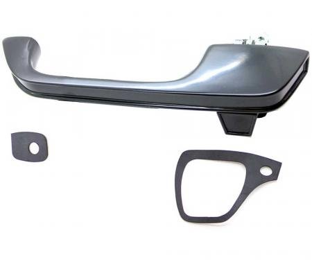 1973-91 Chevy, GMC Pickup Truck, Blazer, Jimmy, Suburban, Chrome Exterior Door Handle, Black, LH Driver Side