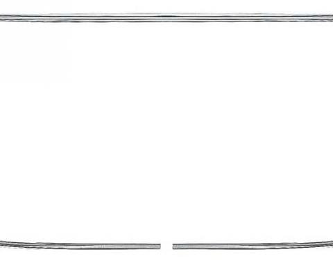OER 1970-74 Camaro / Firebird Back Glass Molding Set C2366