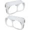 1968 Impala, Caprice, Bel Air, Biscayne, Headlamp Bezel Set, Chrome Die-Cast, Pair