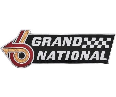 1984-87 Buick, "Grand National" Fender & Trunk Emblem, Peel & Stick, Each, GM Licensed