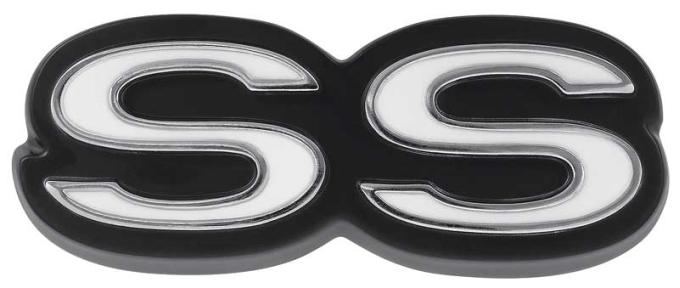 1968-69 Nova SS, Rear Panel Emblem, with Hardware