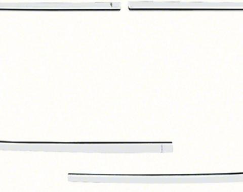1968-1972 Chevy II / Nova 2-Door Windshield Moulding Set