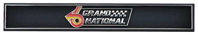 1986-87 Buick Regal, "Grand National" Glove Box Dash Applique Emblem