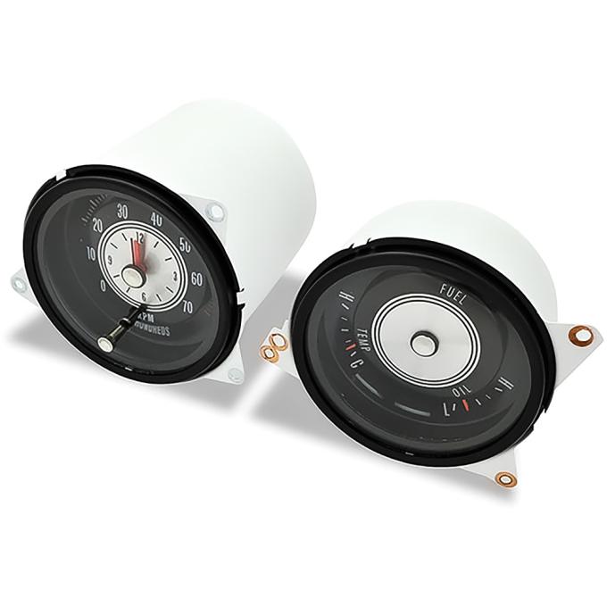 OER 1970-72 Oldsmobile Cutlass, 442, Rally Gauge Pack, Tic Toc Tach Clock IN3459T