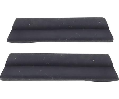 1955-57 Chevy, Bel Air, Flipper to Vent Window Rubber Bumpers, 2 Door Hardtop, LH & RH, Pair