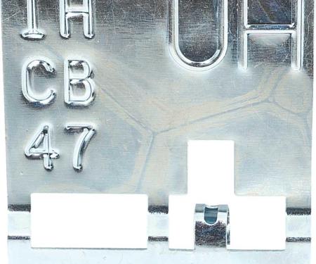 OER 1969 Camaro Z28, Radiator Tag, Code UH HC96