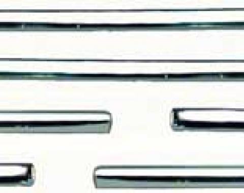 OER 1968 Camaro Rally Sport Lower Side Molding Set - 6 piece (fender-door-quarter) K4189